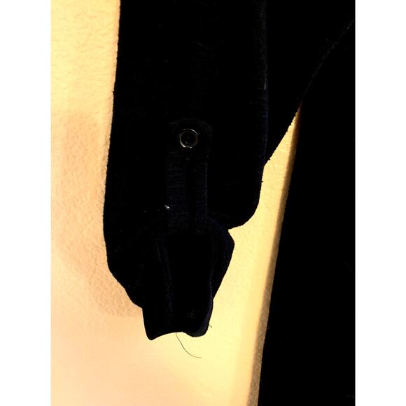 Bobeau Black Open lightweight Jacket with rollup Sleeve Sz S - Picture 4 of 5